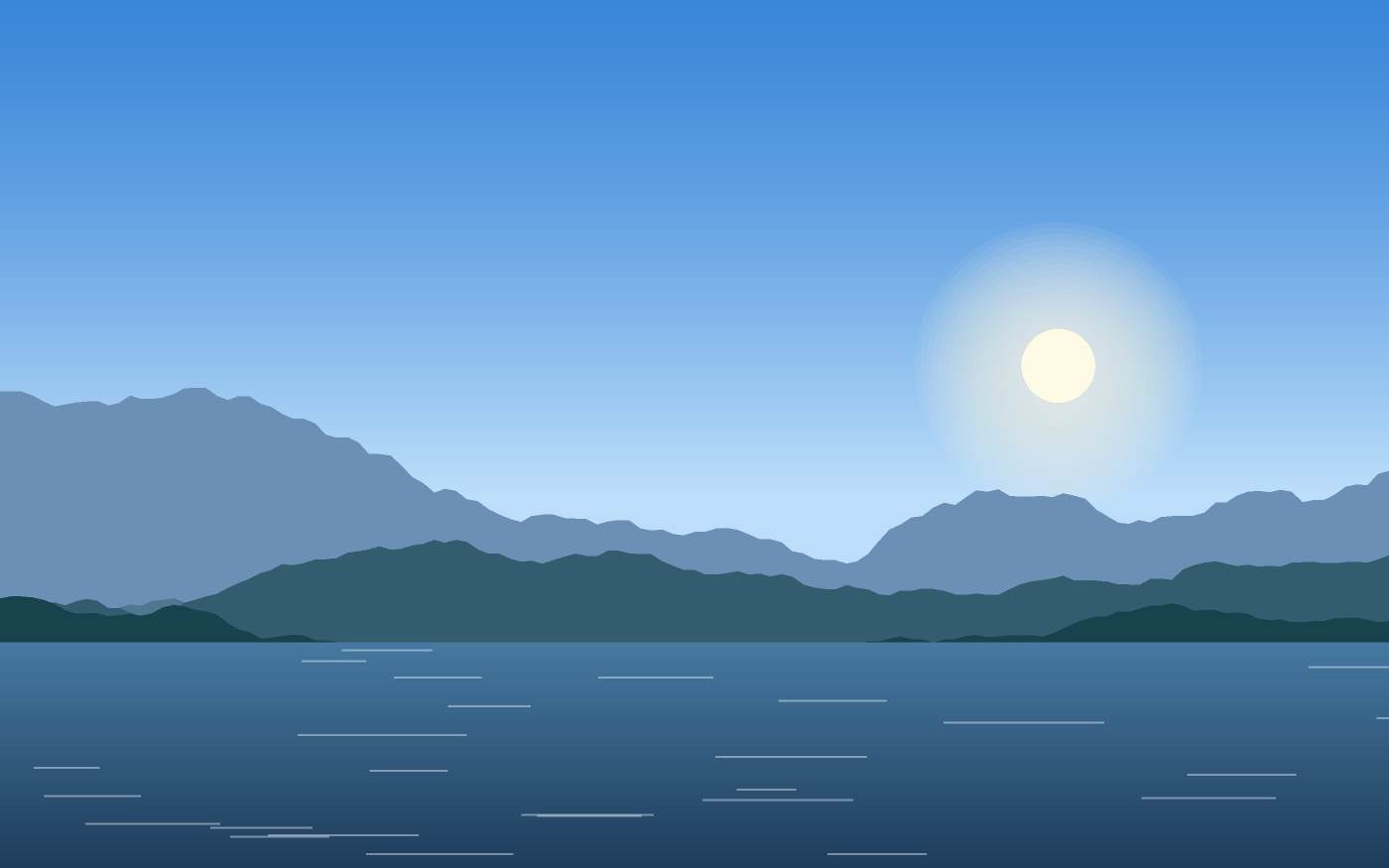 Landschaftsillustration