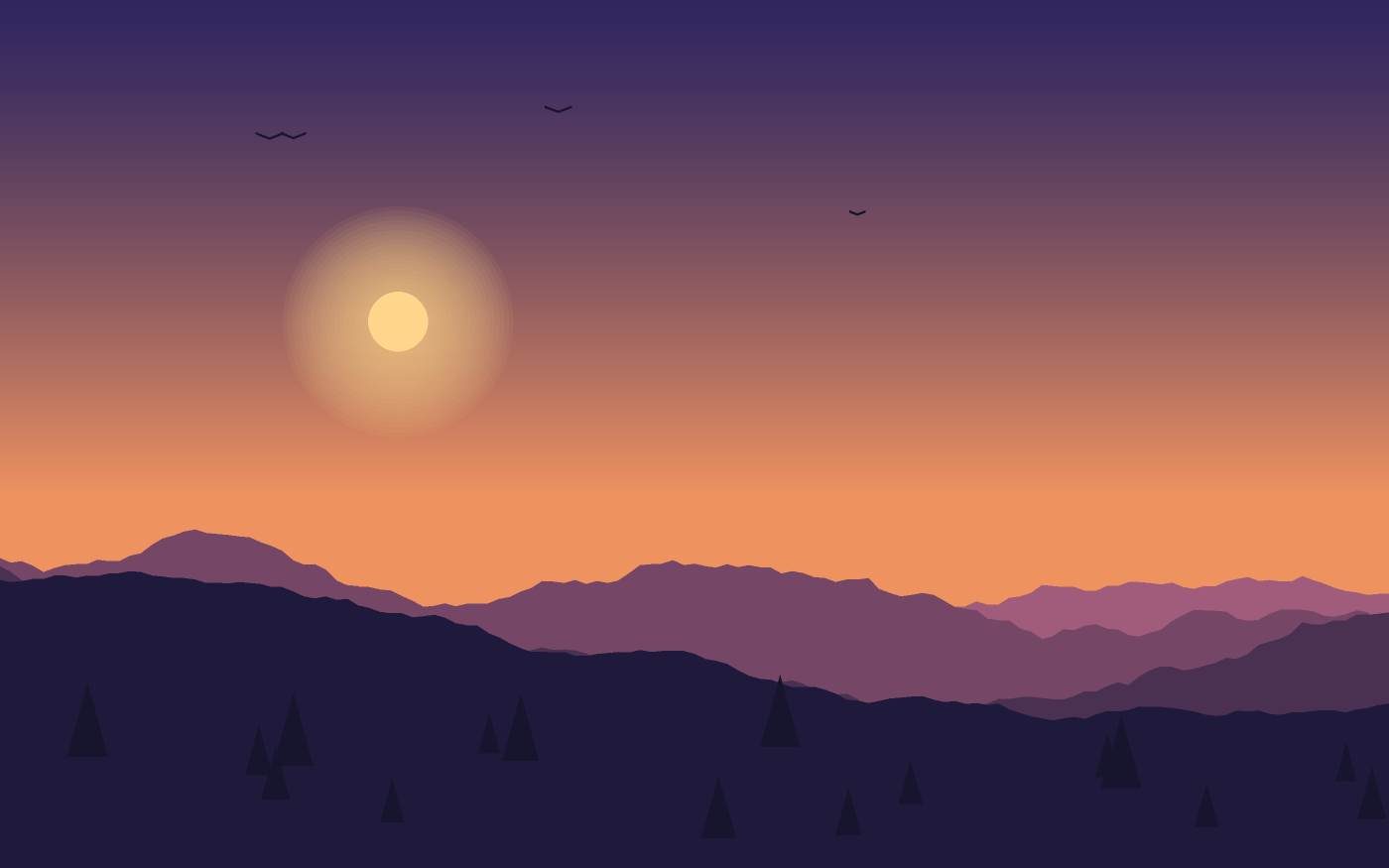 Landschaftsillustration