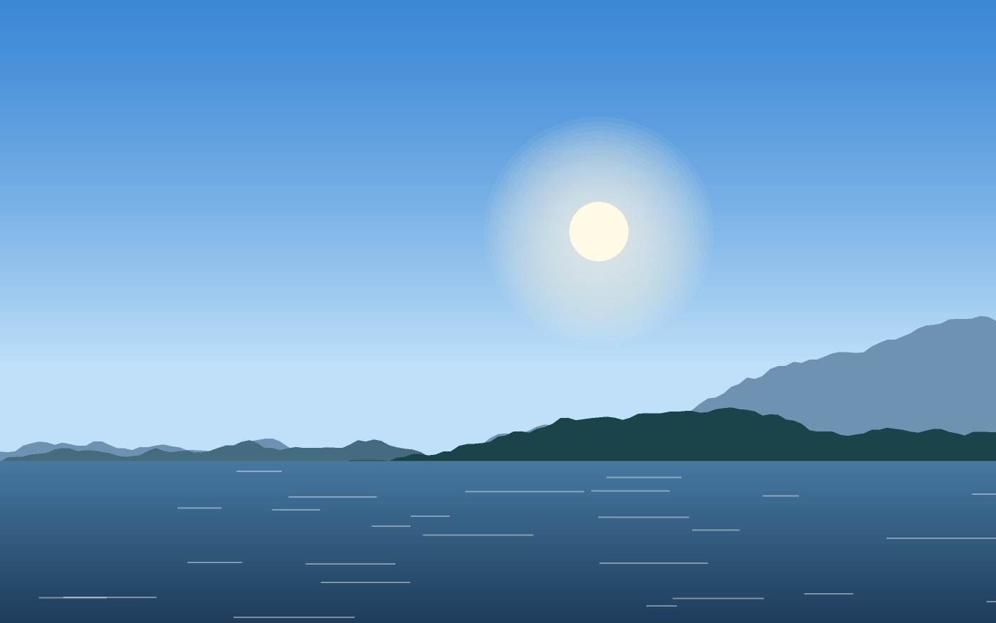 Landschapsillustratie