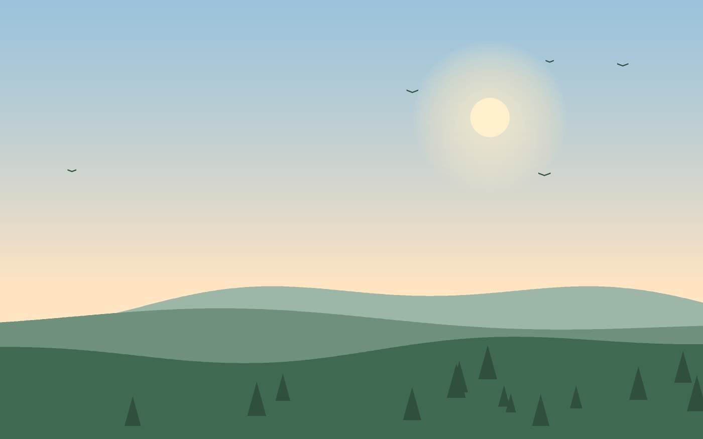 Landschapsillustratie