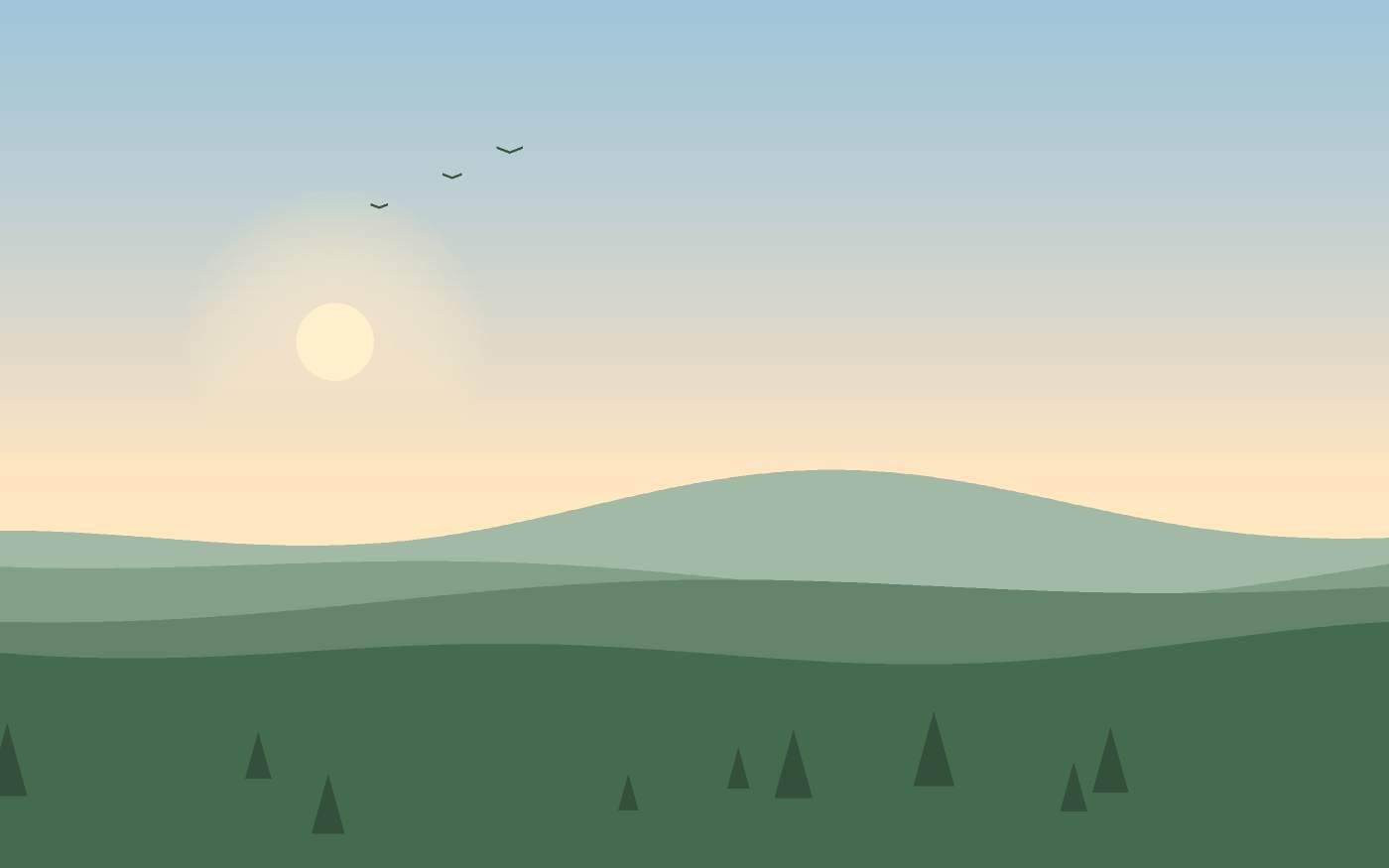 Landschapsillustratie