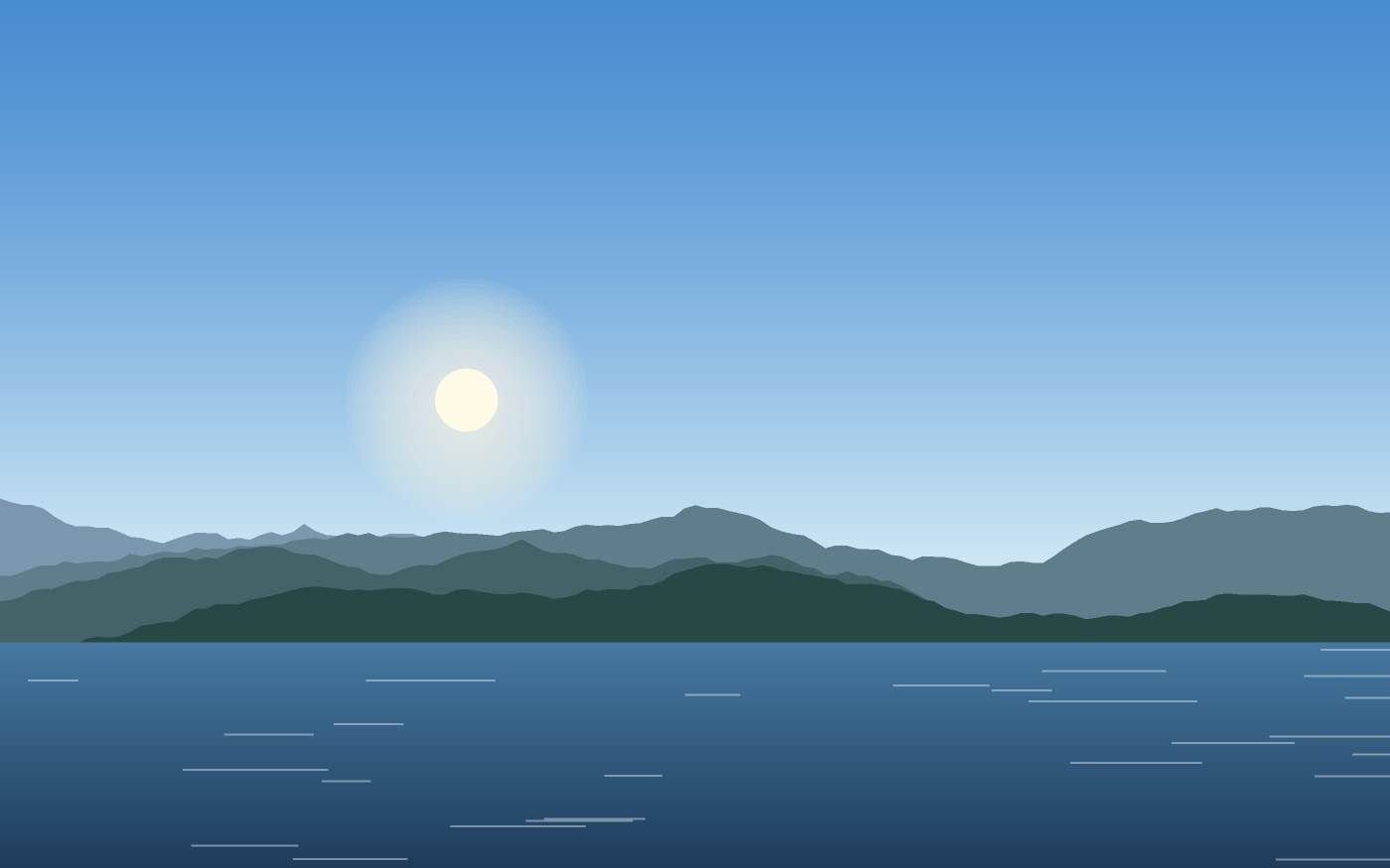 Landschaftsillustration