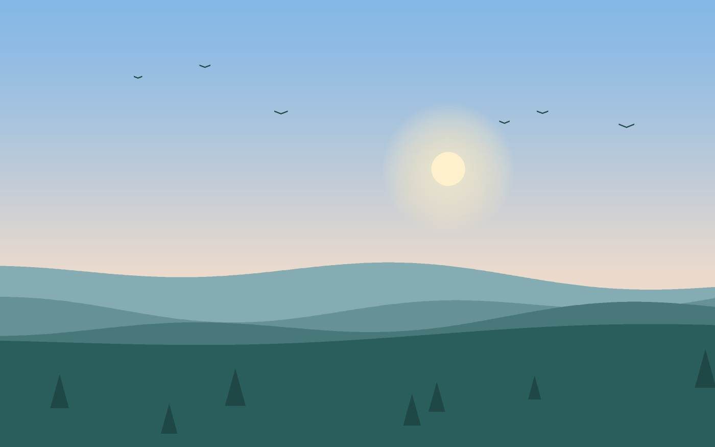 Landschaftsillustration