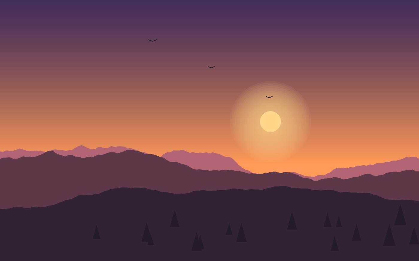 Ilustrace krajiny