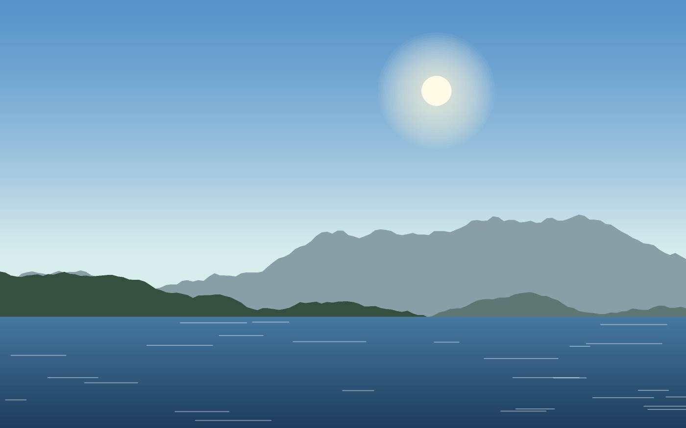 Ilustrace krajiny