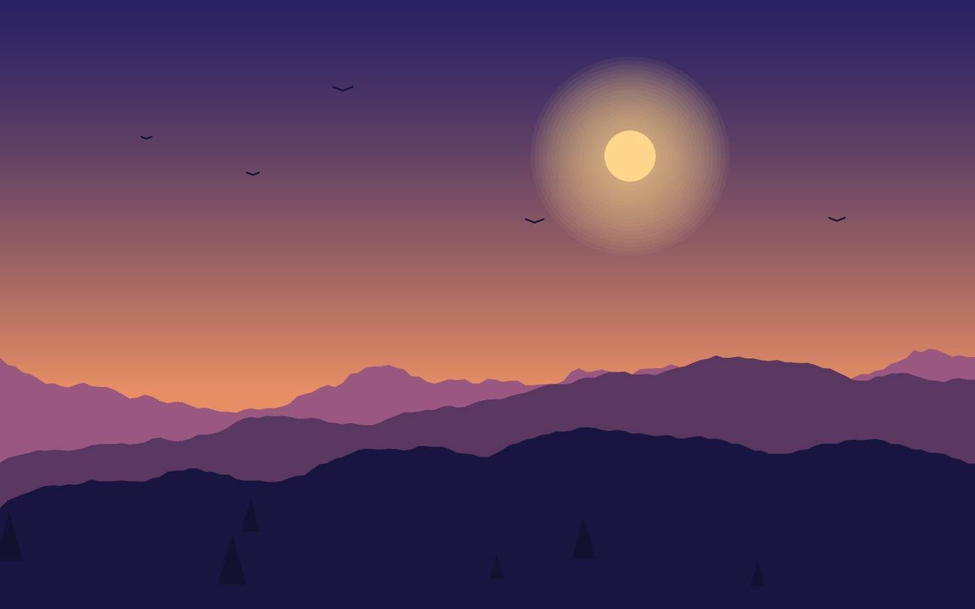 Landschaftsillustration