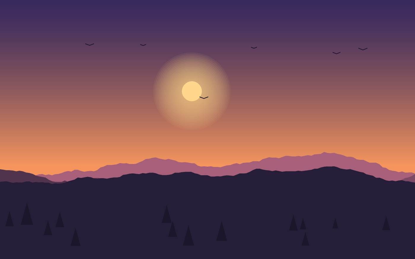 Landschaftsillustration
