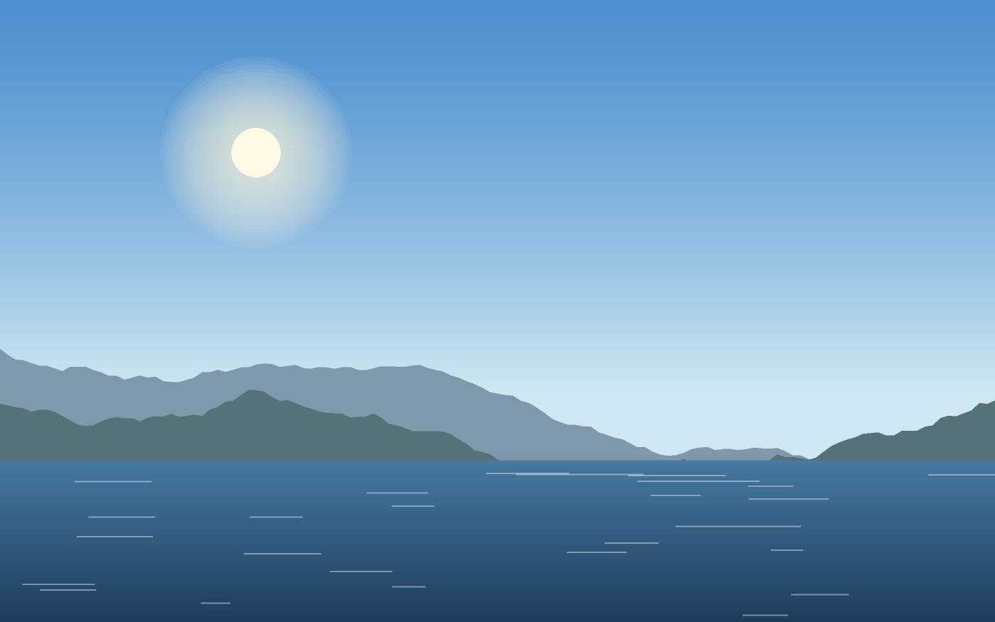 Landschaftsillustration