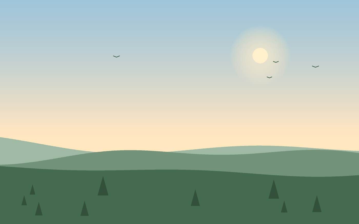 Landschaftsillustration