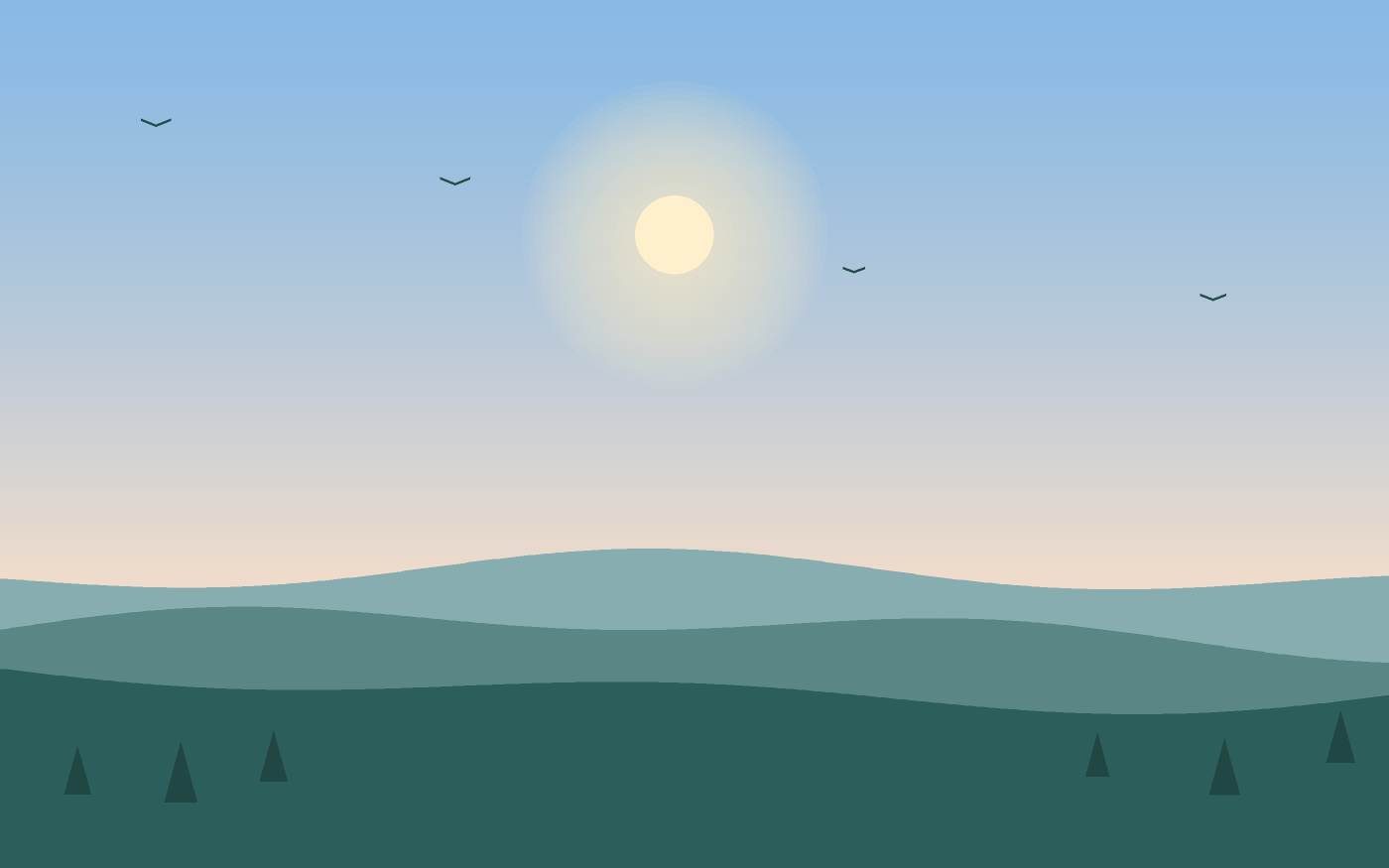 Landschaftsillustration