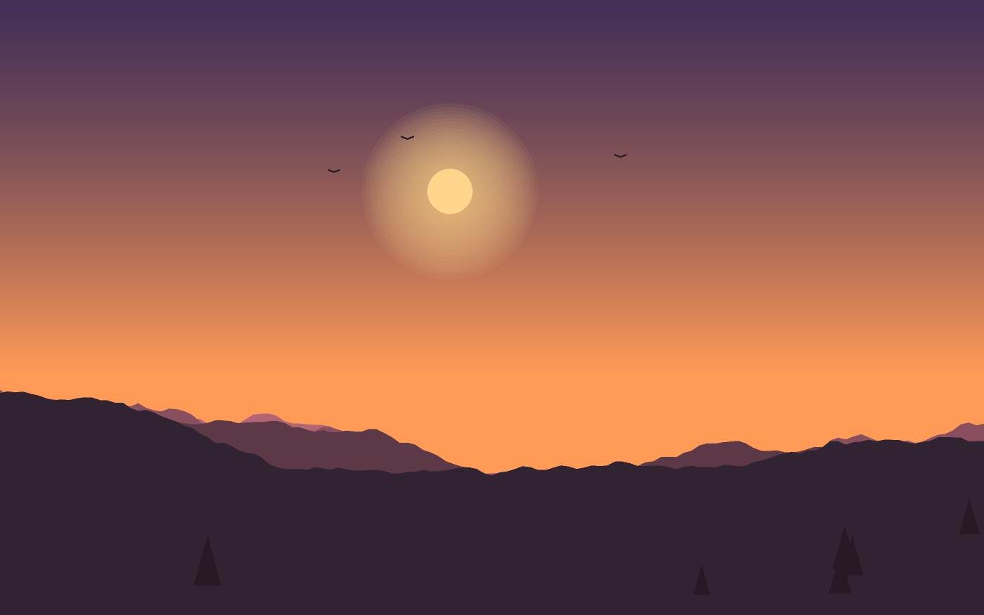 Landschaftsillustration