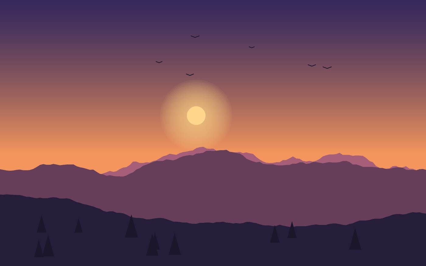 Landskabsillustration