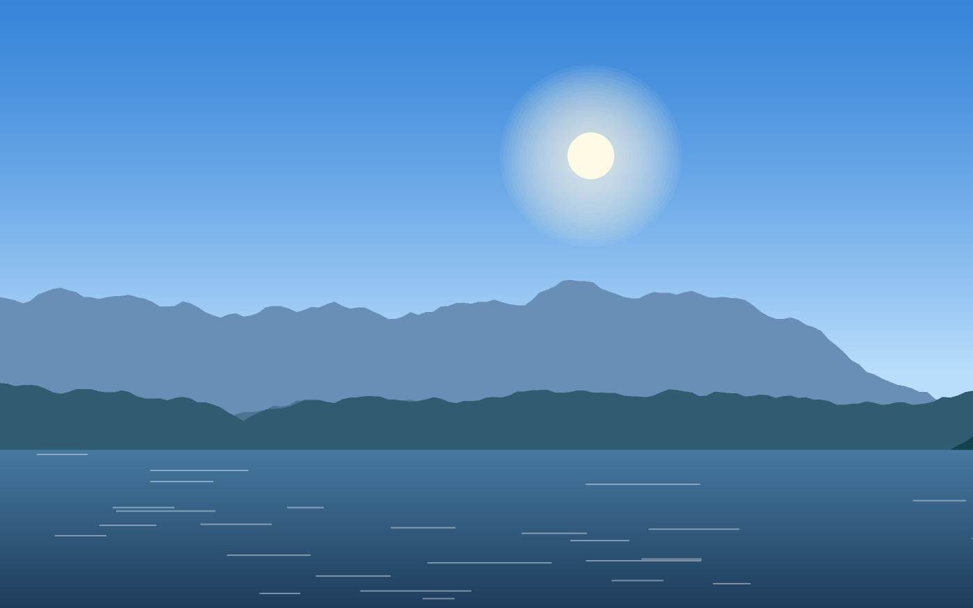 Landschapsillustratie