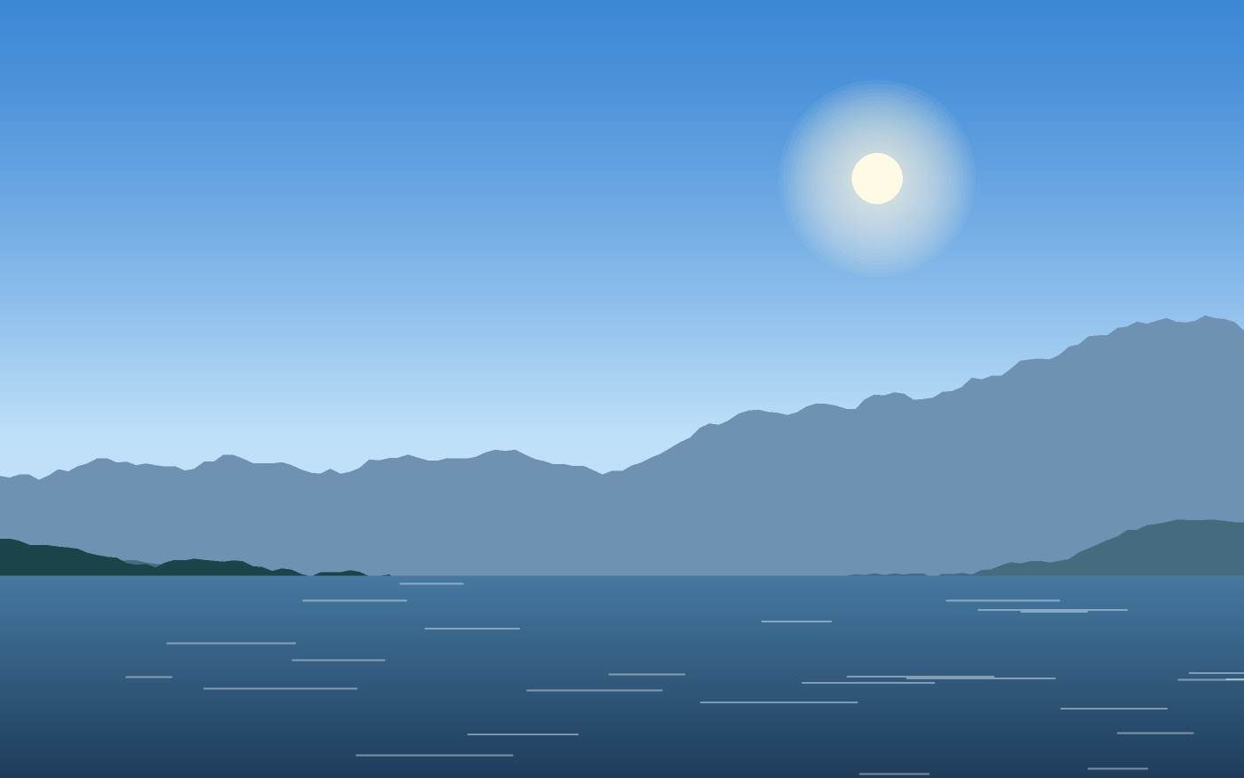 Landschapsillustratie
