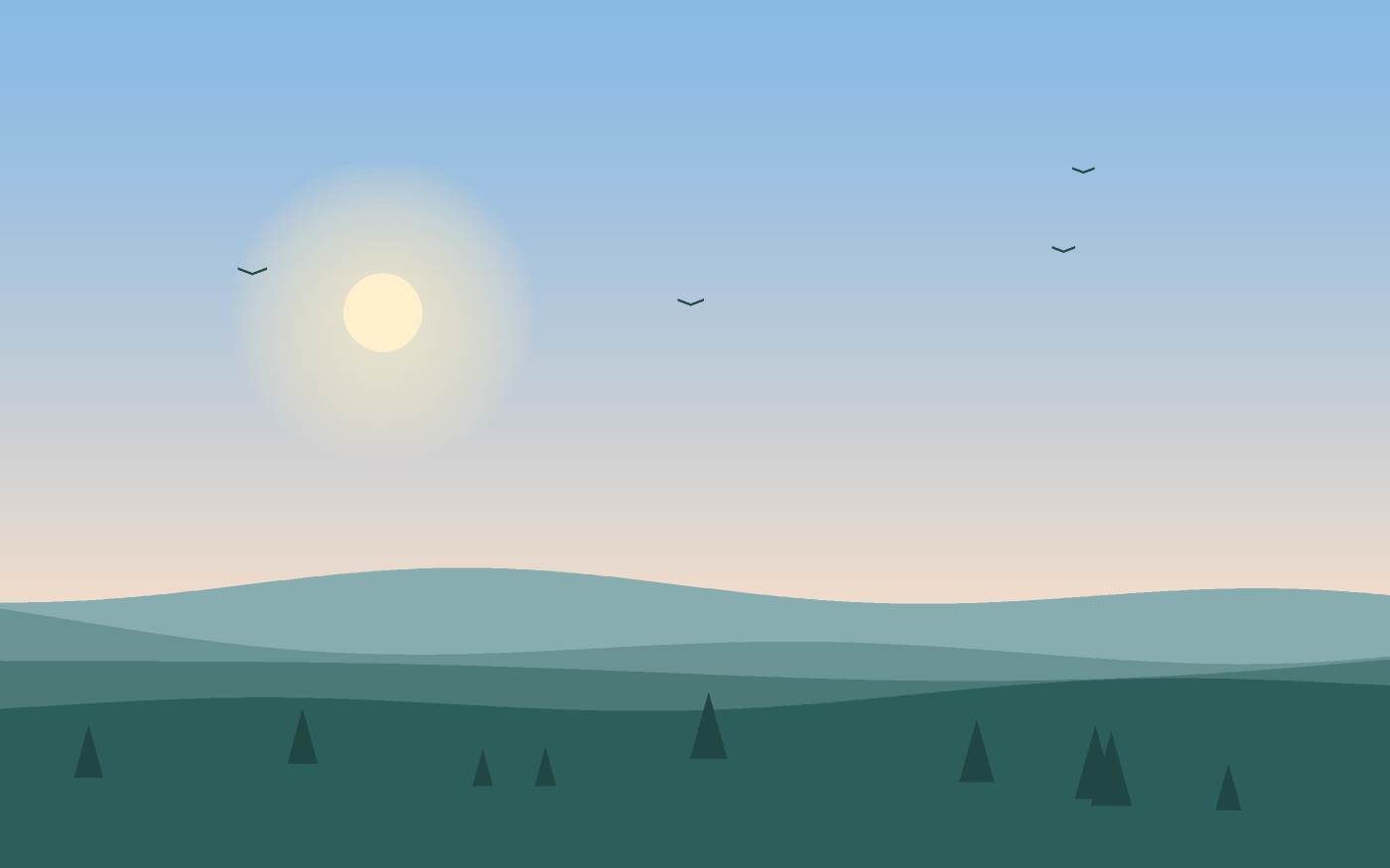 Landschapsillustratie