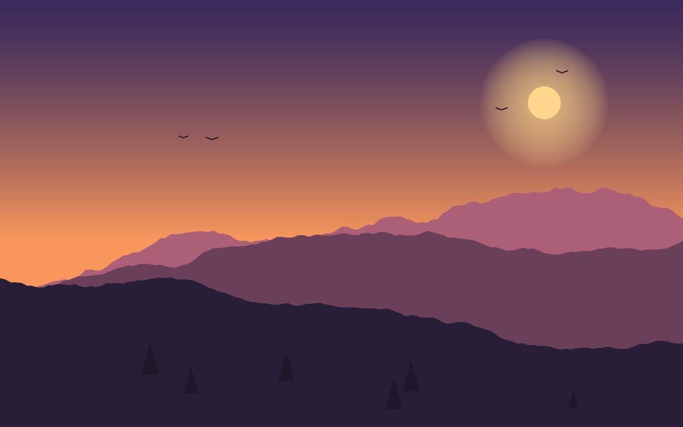 Ilustracja krajobrazu