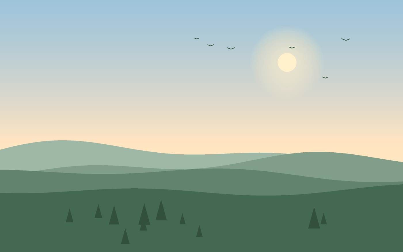 Landskapsillustration