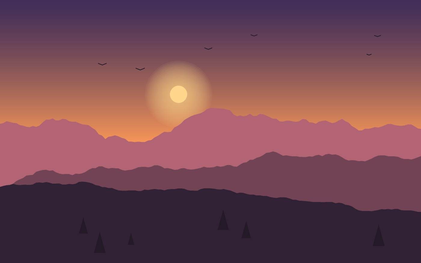 Landskapsillustration